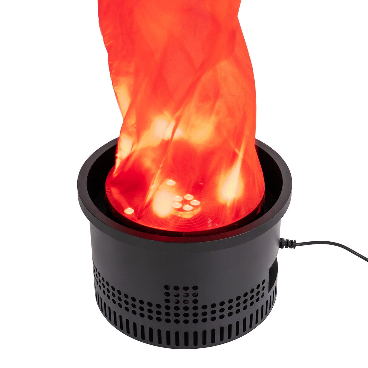 Simulated Campfire Light, Fake Flame Light for Campfire Parties, Outings, Markets, Shops Electric Red Flame Light