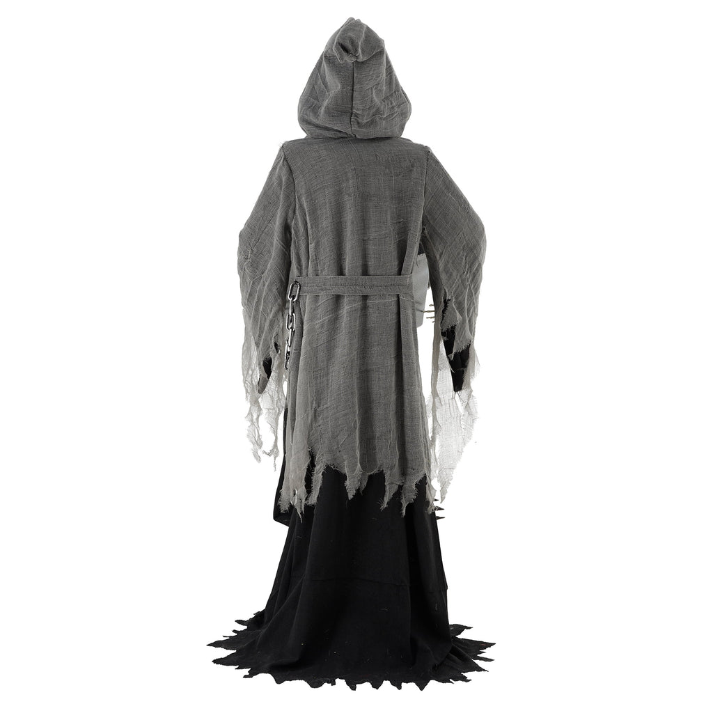 Way To Celebrate 5 ft LED Skeleton Reaper Duo Carrying Coffin Halloween Outdoor Decor