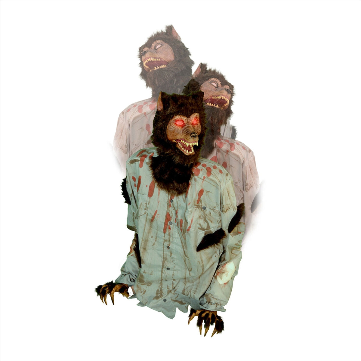 Haunted Hill Farm 3.0-Ft. Touch-Activated Rising Reaper with Tombstone Halloween Accessory