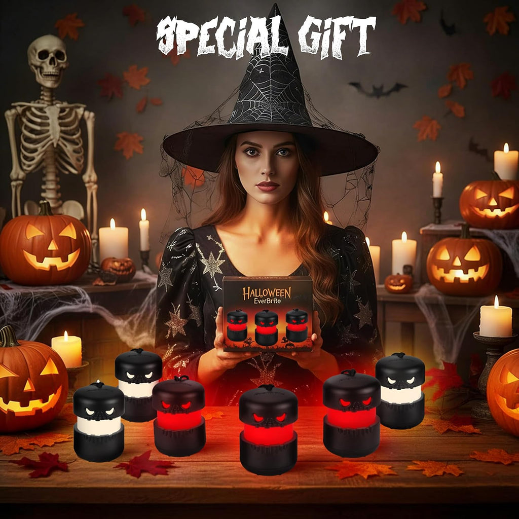 6-Pack Halloween Pumpkin Lantern, Collapsible Jack O Lantern