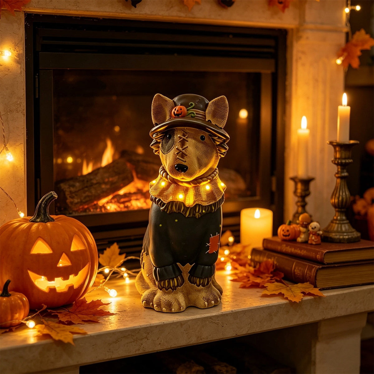Clearance Halloween Giant Ground Breaking Skeleton Decor with LED Light-Up Moving Eyes, Scary Skull Stakes for Garden Lawn Holiday Party Decor