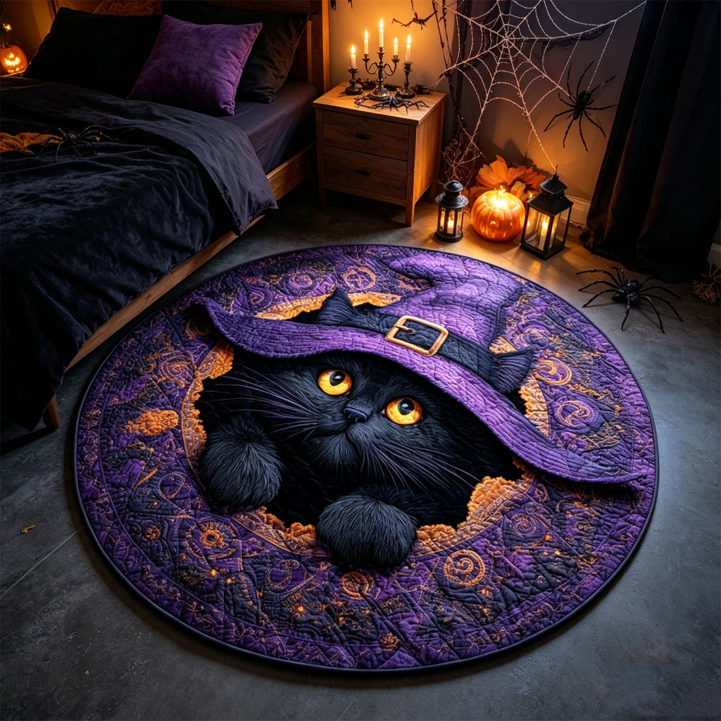 ZJNGJC 3D Circular Halloween Doormat Weird Decoration Whimsy Charm To Your Indoor Space With Festive Welcome Mat For Entryway D