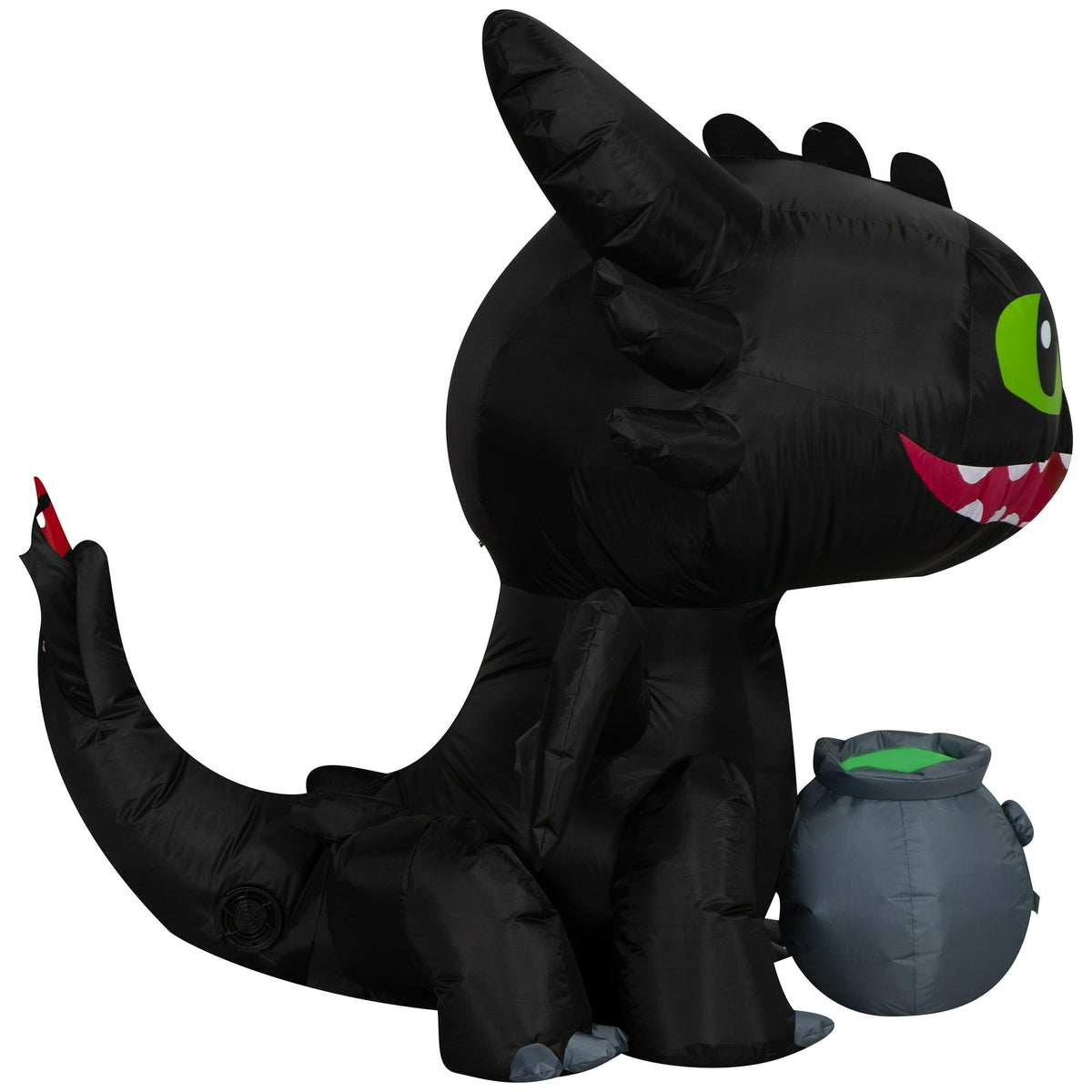 Halloween Inflatables Toothless with Cauldron How to Train a Dragon, 50in