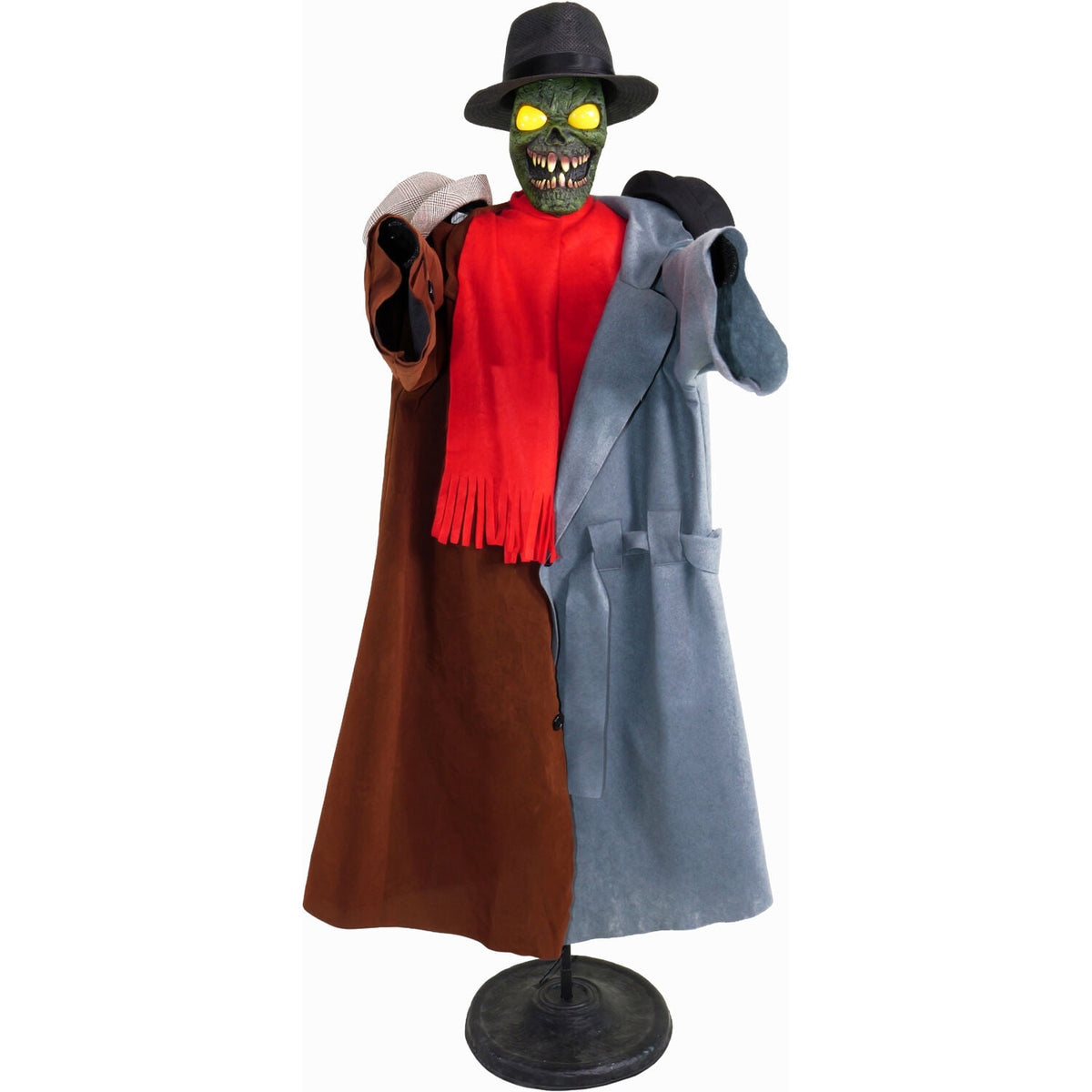 Haunted Hill Farm Life-Size Animatronic Coatrack Monster by Tekky Halloween Decoration, 5.6-Ft.