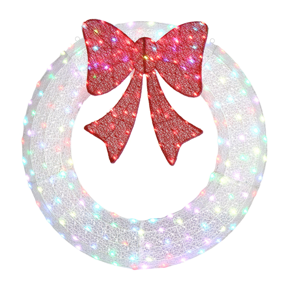 Ktaxon 36in Christmas Wreath Christmas Decoration Lighted Holiday Decor 175 Lights LED,Green