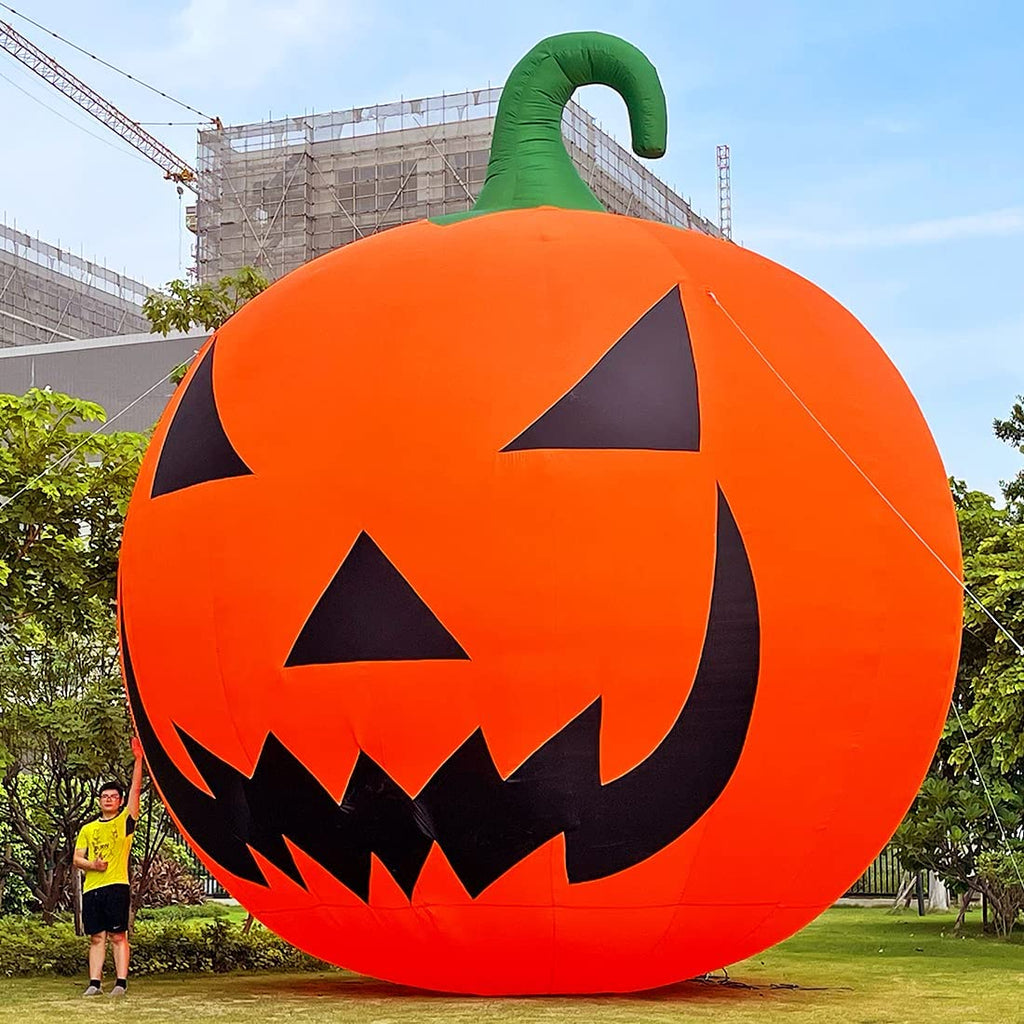 Giant 26Ft Halloween Inflatable Pumpkin Premium Decorations with 750W Blower.