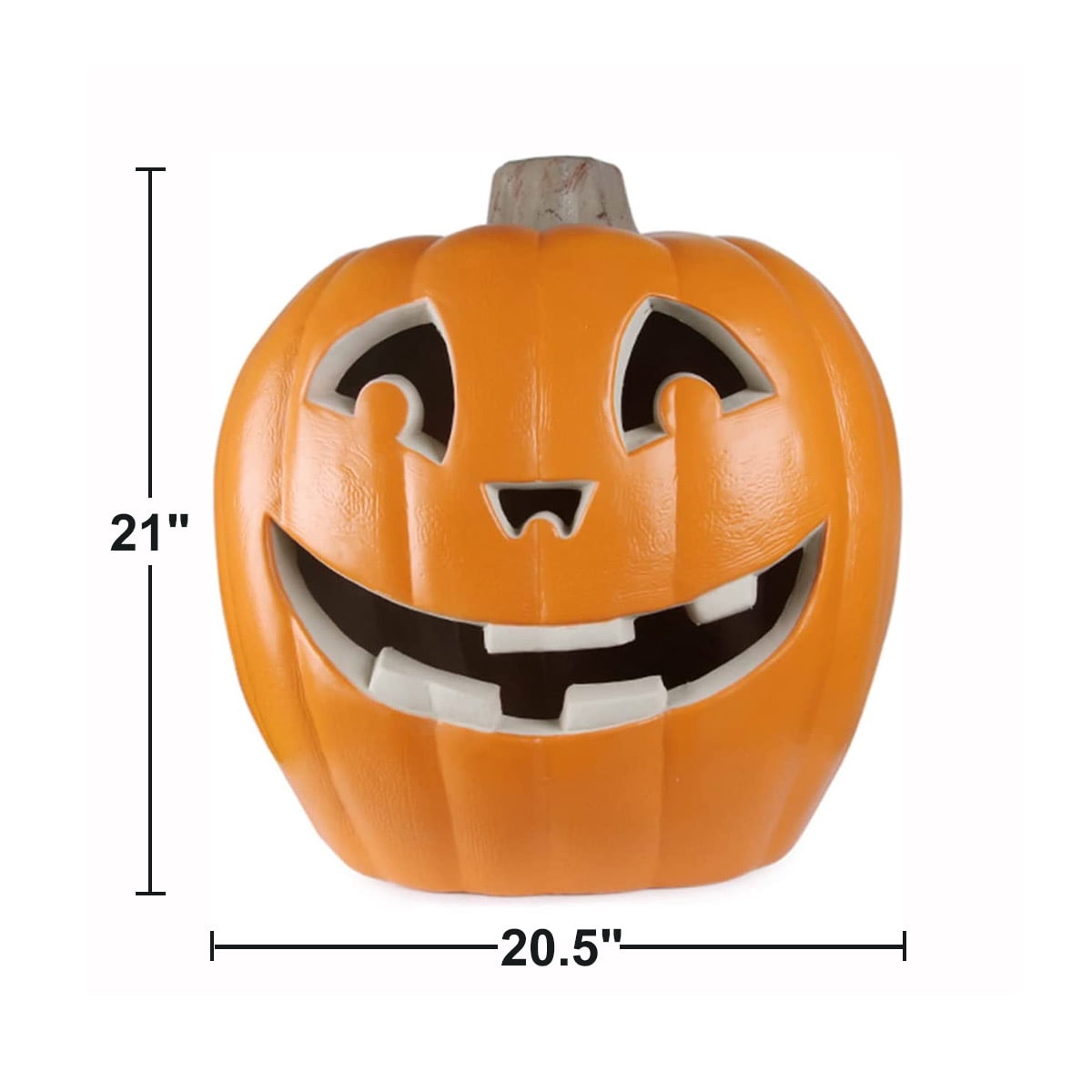 4Pack LED Lighted Jack O Lantern Indoor Outdoor Halloween Large Pumpkin Lantern Decoration