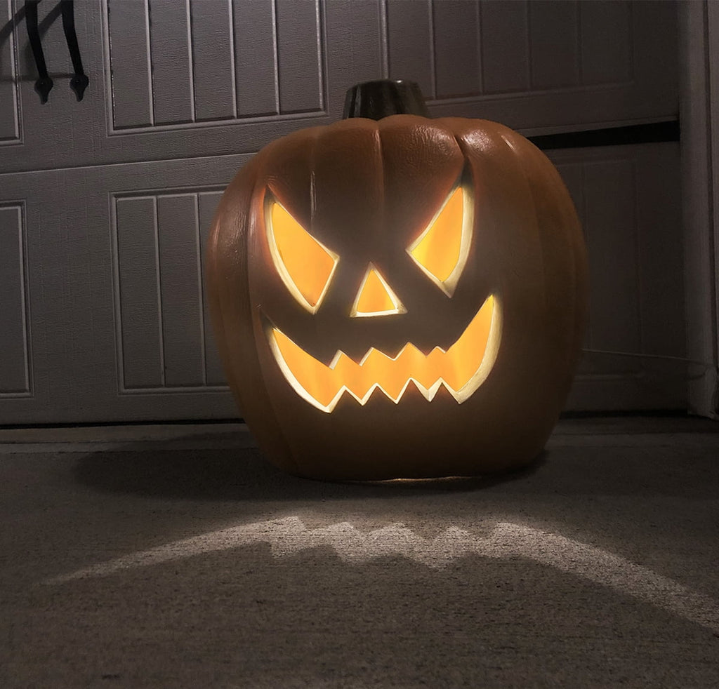 4Pack LED Lighted Jack O Lantern Indoor Outdoor Halloween Large Pumpkin Lantern Decoration