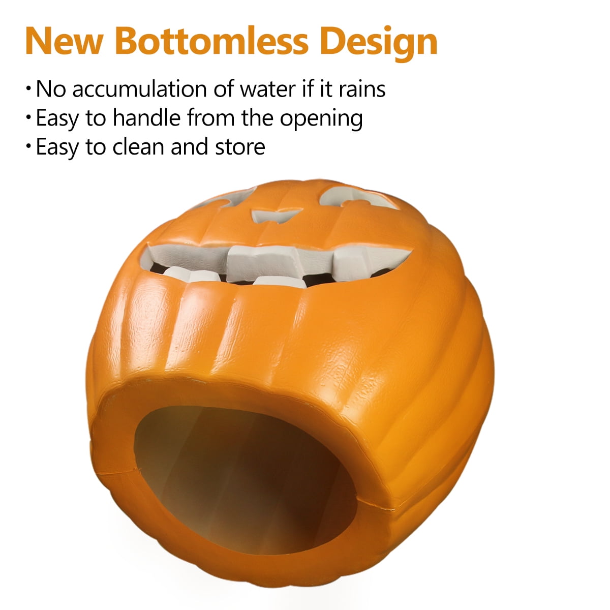 DUNCHATY LED Halloween Pumpkin Lights Set of 2, LED Pumpkin Decorations, Halloween Decor for Outdoor, Garden & Window (20"+21")