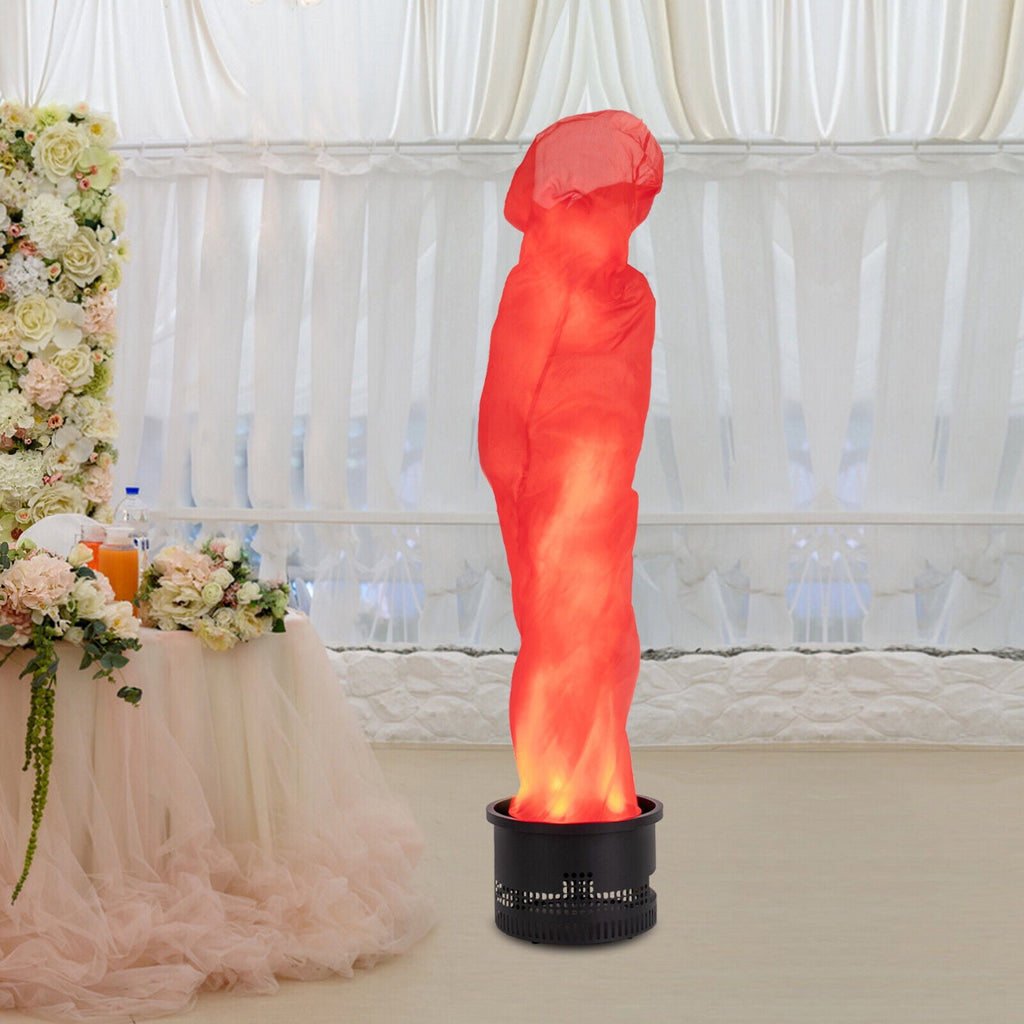 Simulated Campfire Light, Fake Flame Light for Campfire Parties, Outings, Markets, Shops Electric Red Flame Light