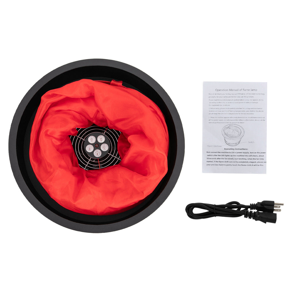 Simulated Campfire Light, Fake Flame Light for Campfire Parties, Outings, Markets, Shops Electric Red Flame Light
