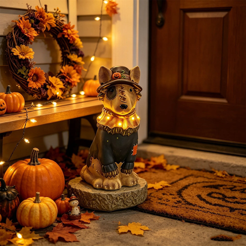 Clearance Halloween Giant Ground Breaking Skeleton Decor with LED Light-Up Moving Eyes, Scary Skull Stakes for Garden Lawn Holiday Party Decor