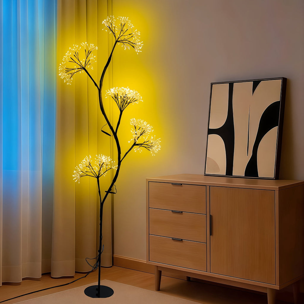 6-Foot Dandelion Lamp with a Fairy Theme, Perfect for Indoor Use in Living Rooms, Dining Areas, Bedrooms, Studies, And As Decorative Lighting for Home Decor During Christmas And Halloween