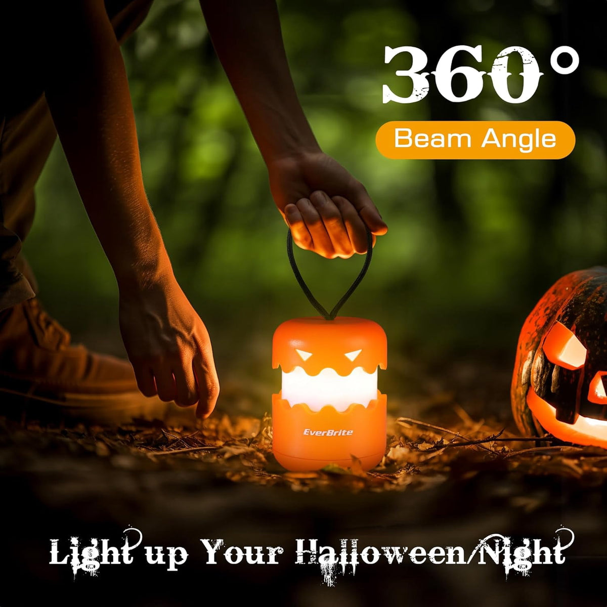 6-Pack Halloween Pumpkin Lantern, Collapsible Jack O Lantern