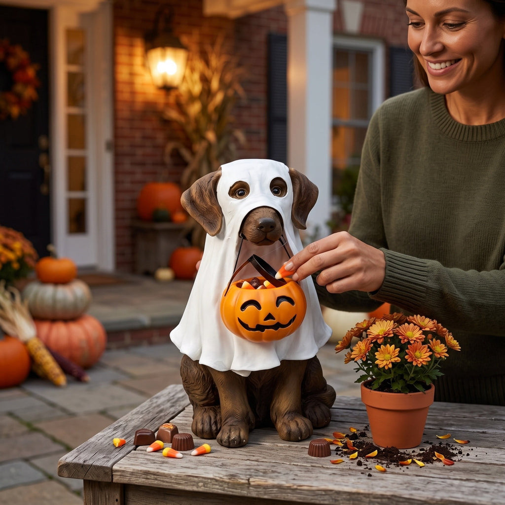 Clearance Halloween Giant Ground Breaking Skeleton Decor with LED Light-Up Moving Eyes, Scary Skull Stakes for Garden Lawn Holiday Party Decor