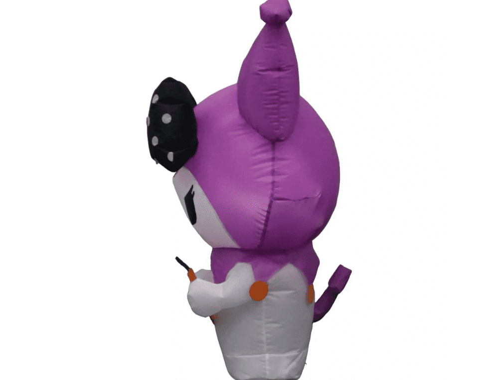 Sanrio 38.5" Airblown Kuromi Halloween Inflatable Decoration Light Purple