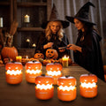 6-Pack Halloween Pumpkin Lantern, Collapsible Jack O Lantern