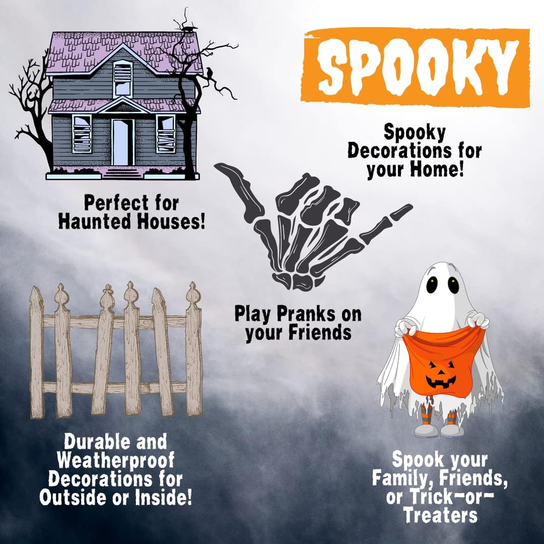Halloween Human Adult (5' 4") & Child (3') Skeleton Value 2 Pack - Life Size, Articulated Limb, Weather Resistant Indoor/Outdoor Decoration, Classroom