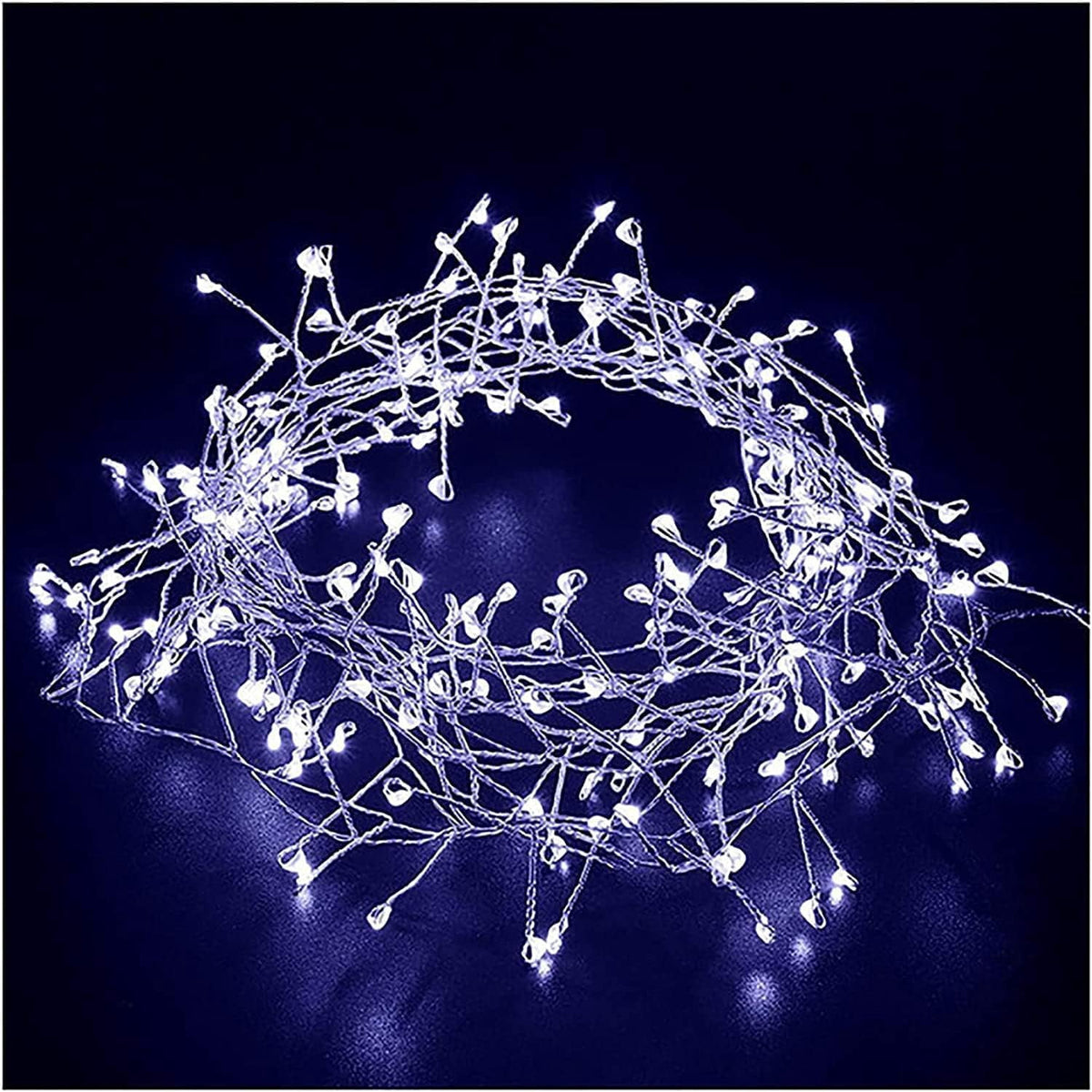 Fairy Lights with Remote,27M 900LED Plug-in Powered Waterproof Starry Cluster Lights, Copper Wire Firecracker String Light for Christmas Tree