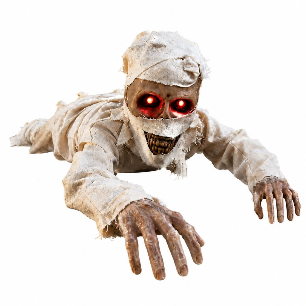 Clearance Hotyverty Giant Ground Breaking Skeleton with Pumpkin