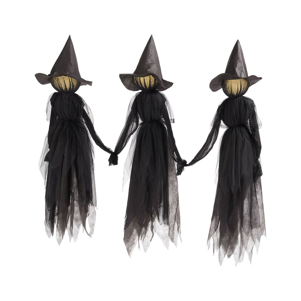 Loyerfyivos Hanging Ghost Outdoor Halloween Decorations, 59" Hanging Skeleton Ghost Reapers for Halloween Haunted House Props Party Supplies Yard Outdoor Indoor Decor - 3pc