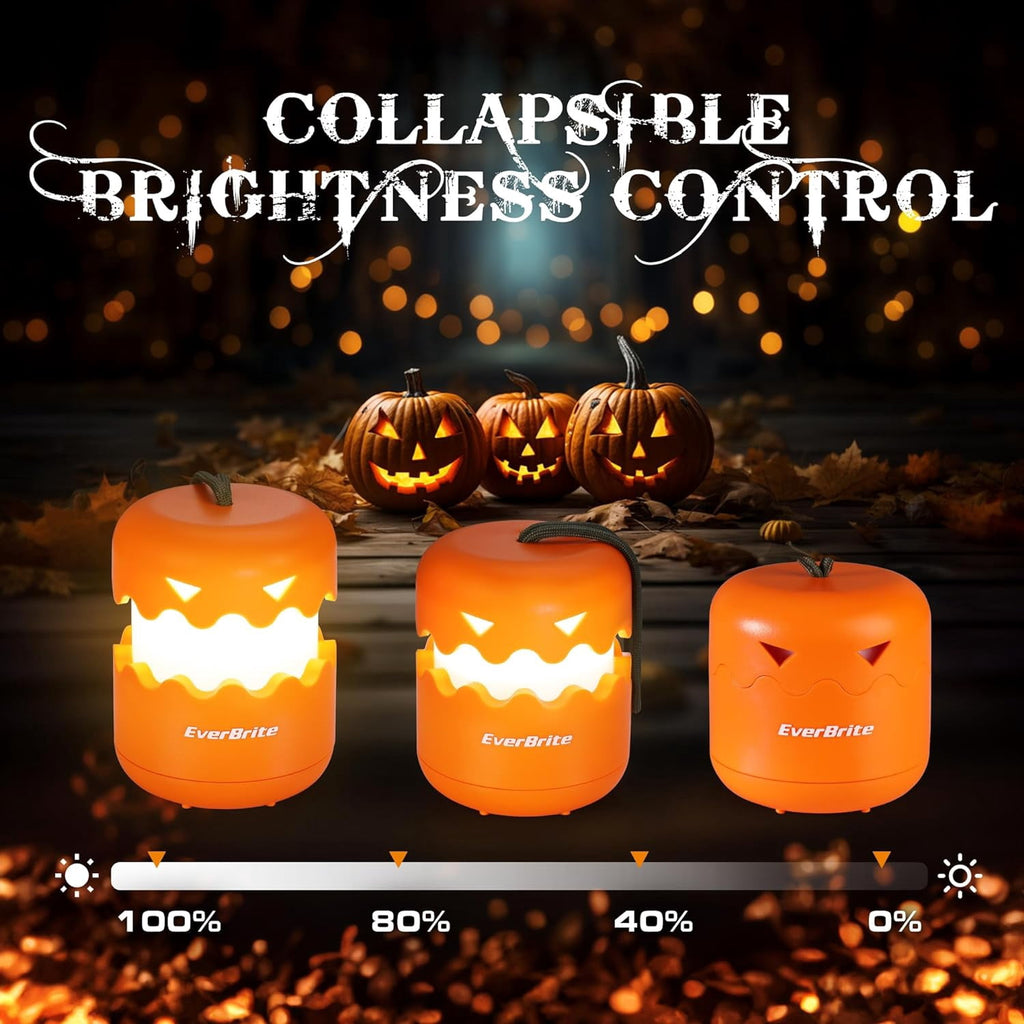 6-Pack Halloween Pumpkin Lantern, Collapsible Jack O Lantern