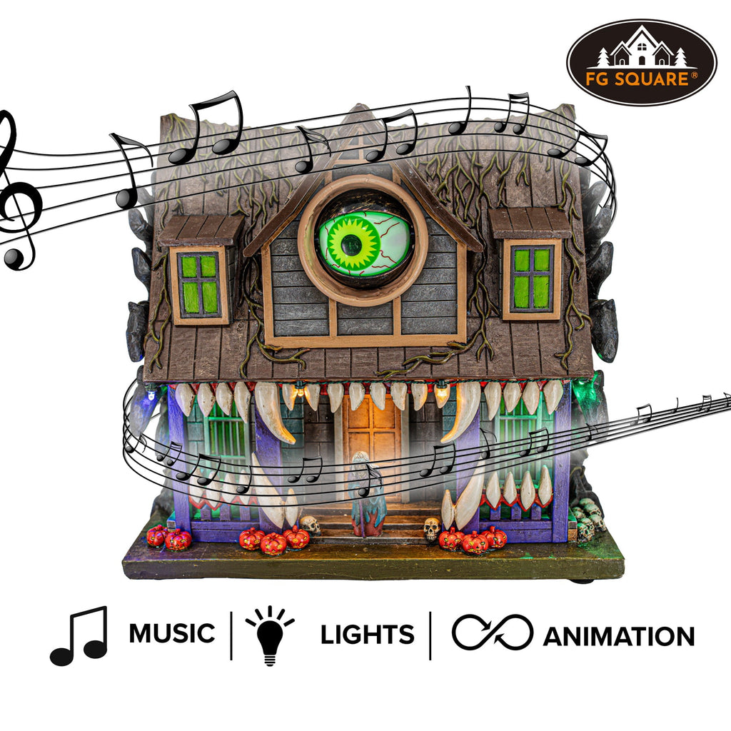 FG Square Cycloptic Manor All Seeing Eye Halloween Village