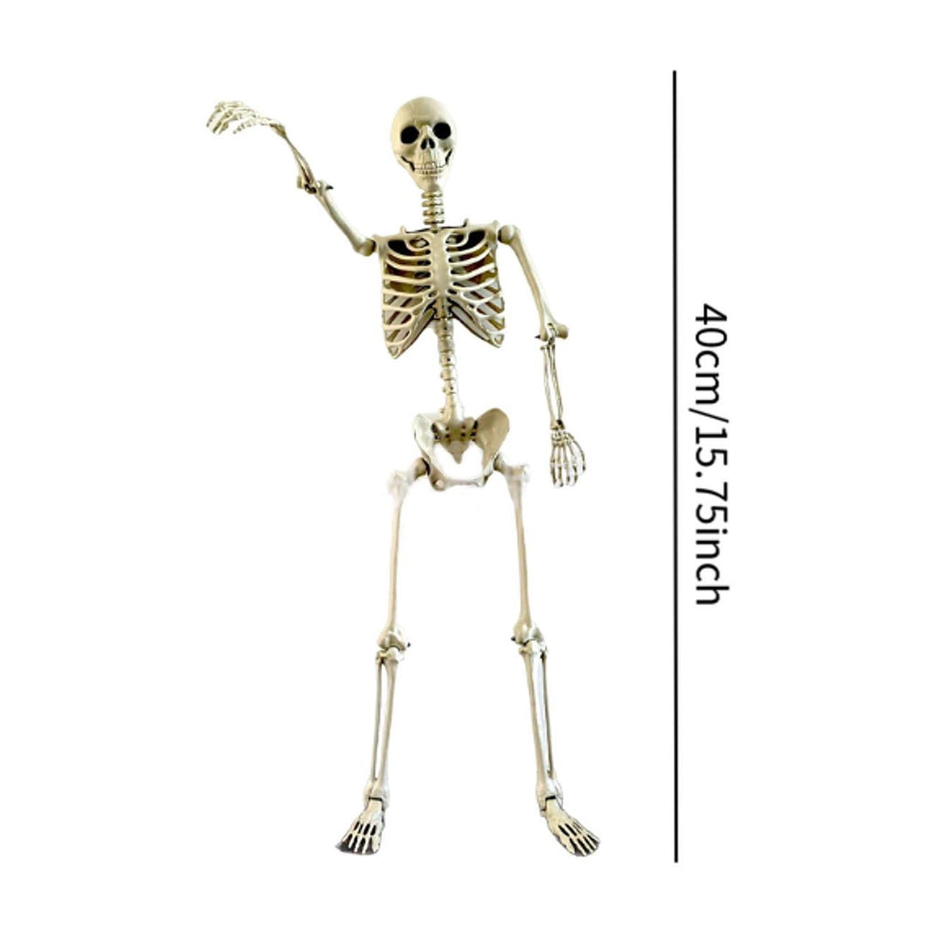 FVDPWYE Halloween Skeleton Horror Prop Ornament Flexible for Party Outdoor Festivals 170cm