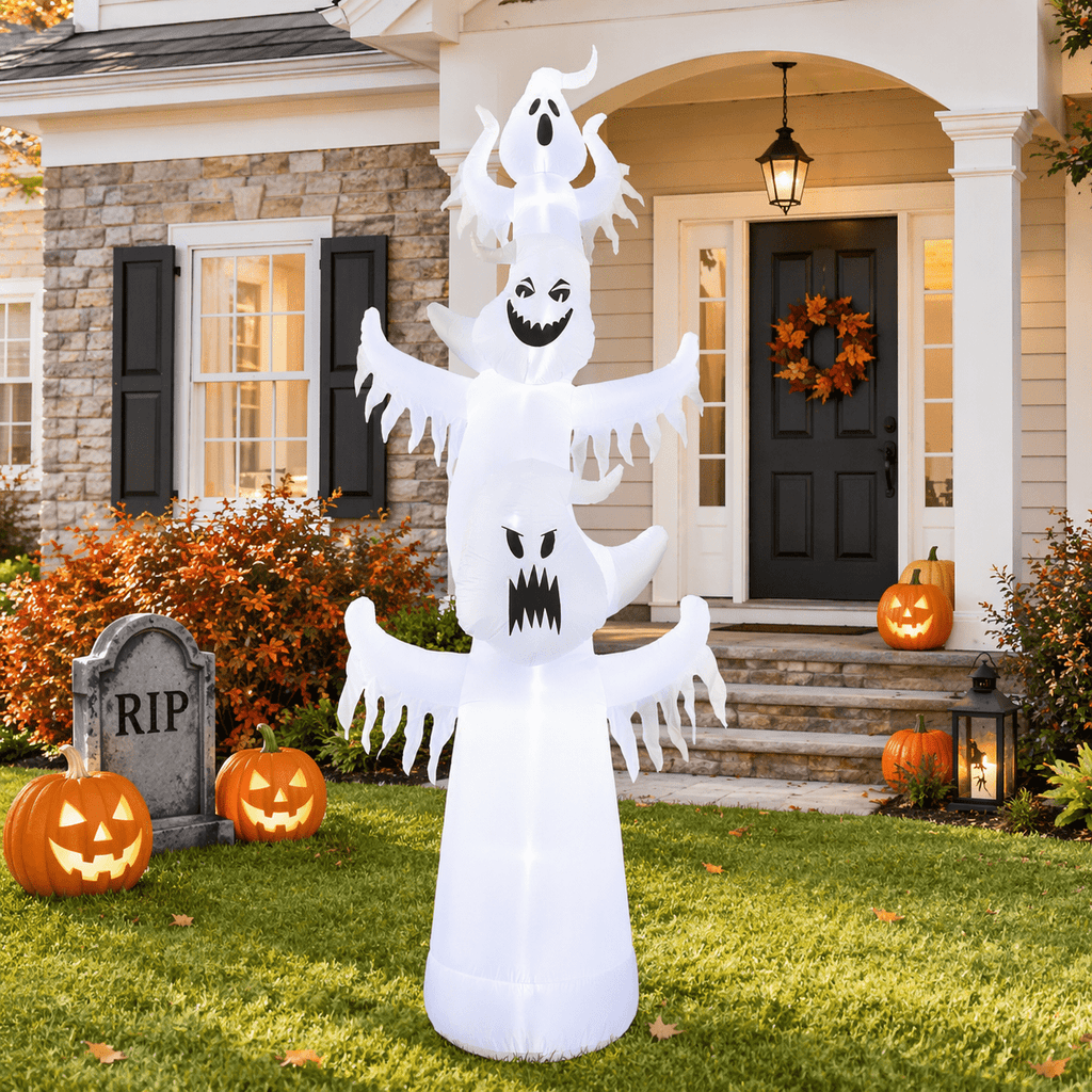 Halloween Express 12 ft Inflatable Terrorific Trio Ghosts Decoration