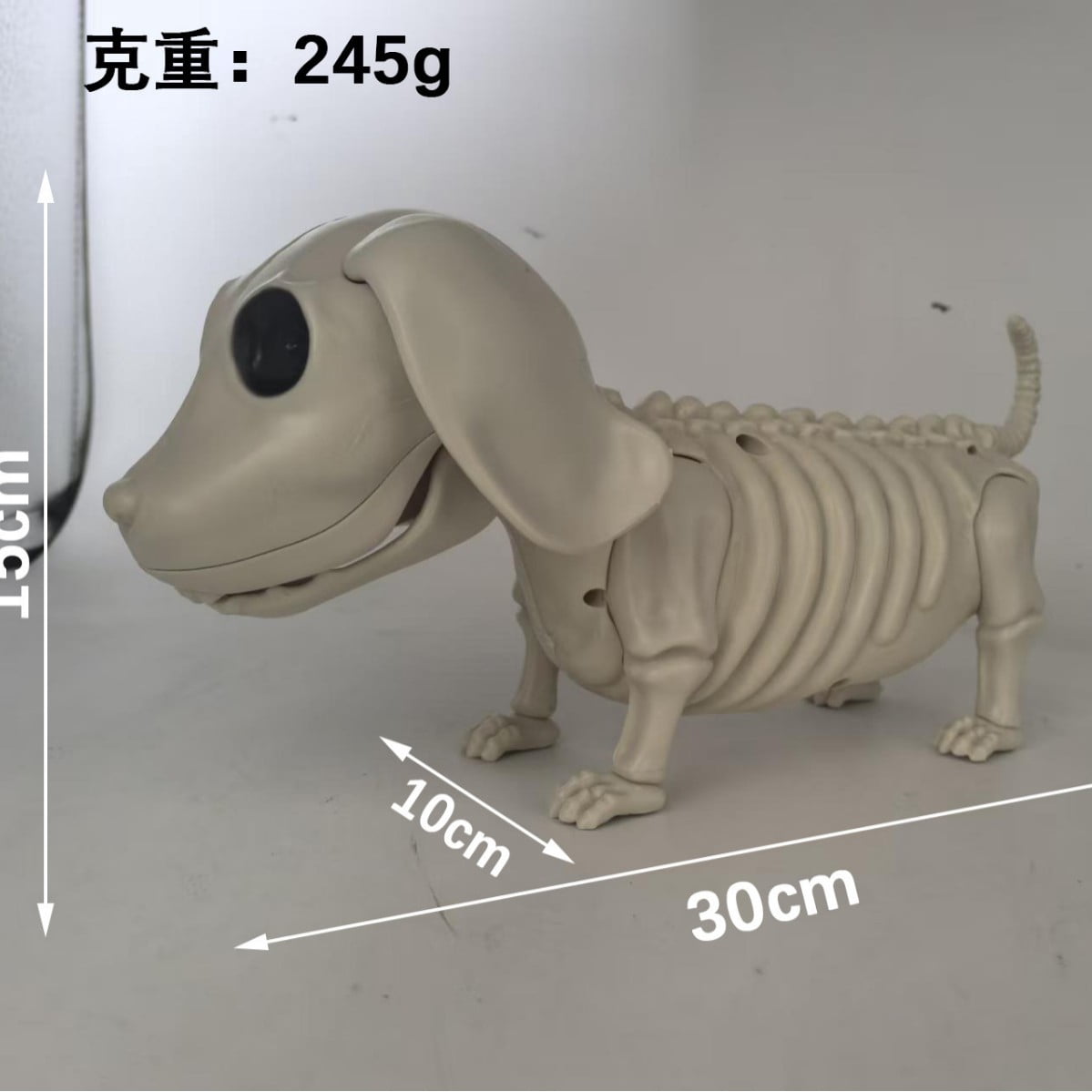 Halloween Skeleton Decorations, 53" Realistic Full Body Movable Posable Joints Skeleton, Creepy Halloween Skeleton for Graveyard Decorations, Haunted House Props Indoor/Outdoor Decor