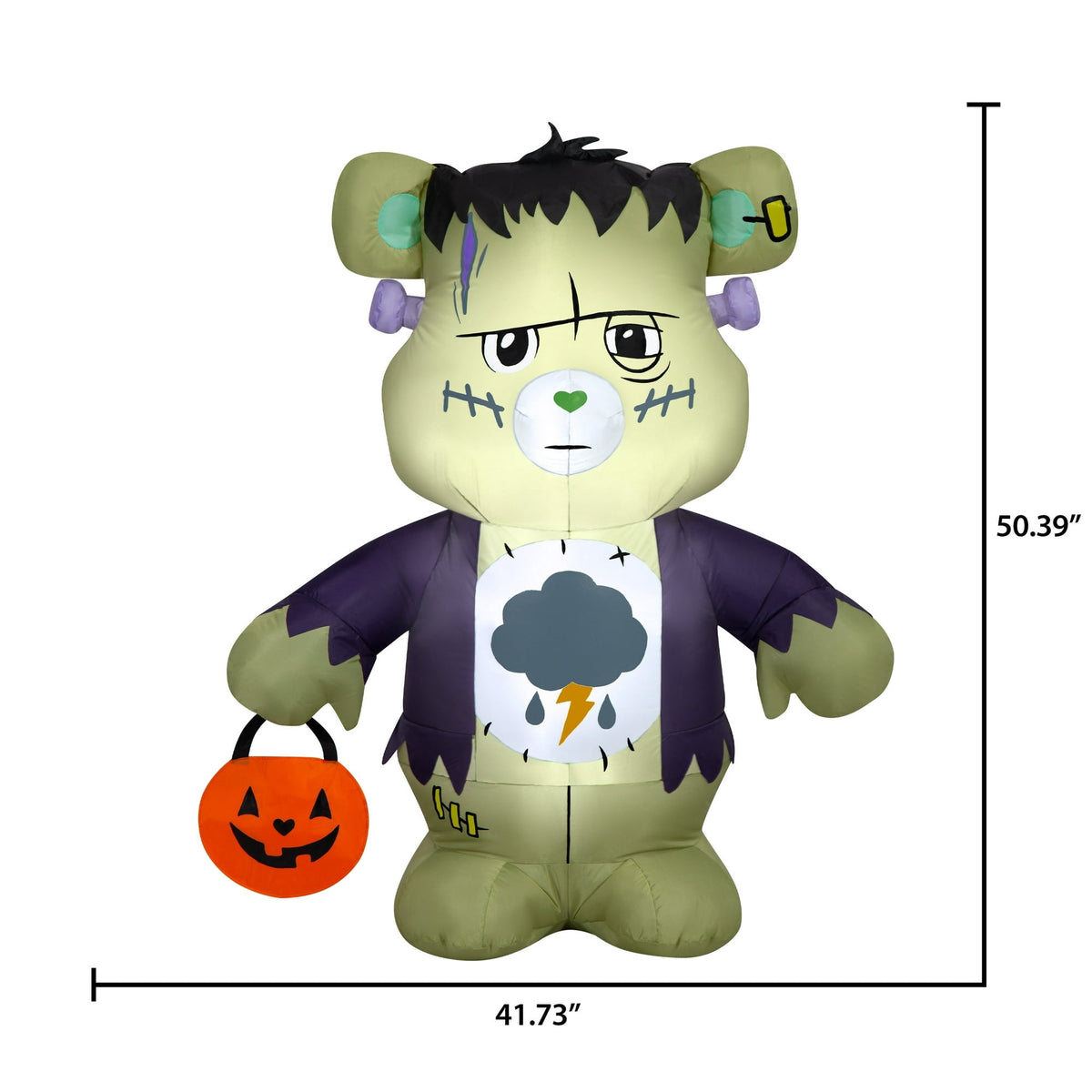 Halloween Airblown Yard Inflatables Frankie Care Bears
