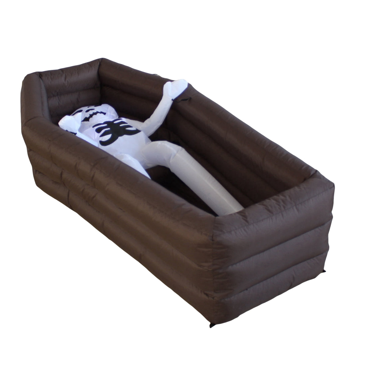 Animated Rising Skeleton in Coffin Airblown Yard Inflatable, Multicolor, 5.5', Halloween by Way To Celebrate