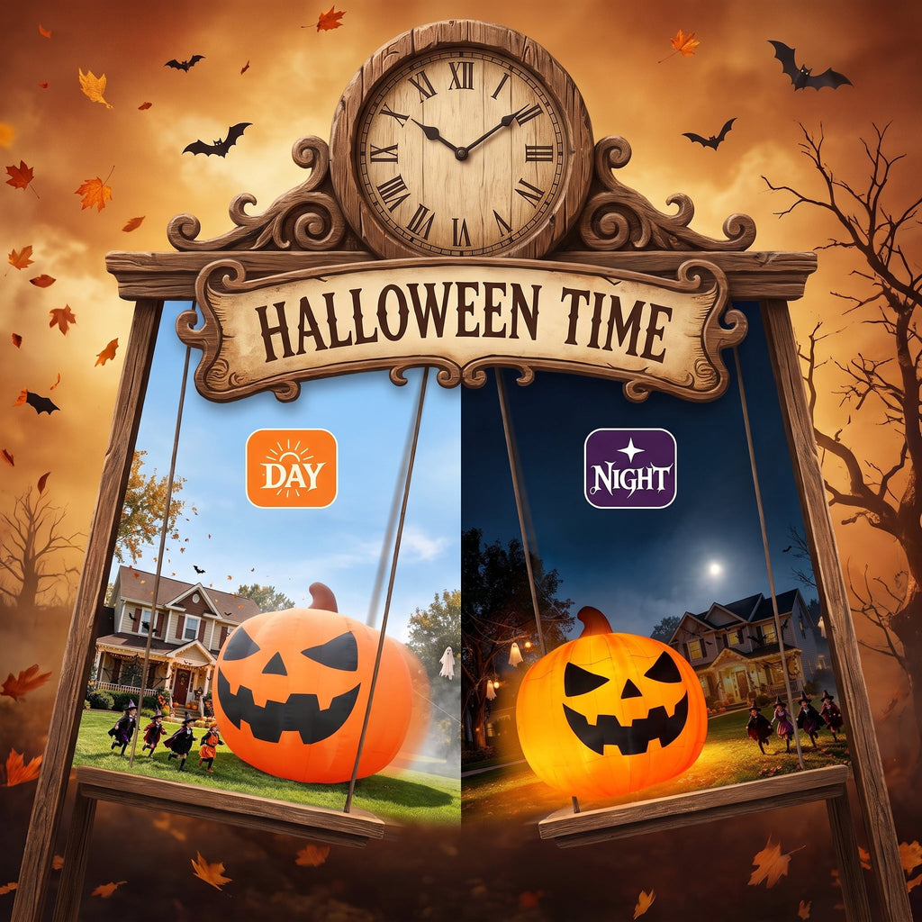 BPMIO 20FT Halloween Giant Inflatable Pumpkin Outdoor Yard Decoration with 550W Blower, 420D Oxford UL-Certified LED Light for Garden Commercial Party