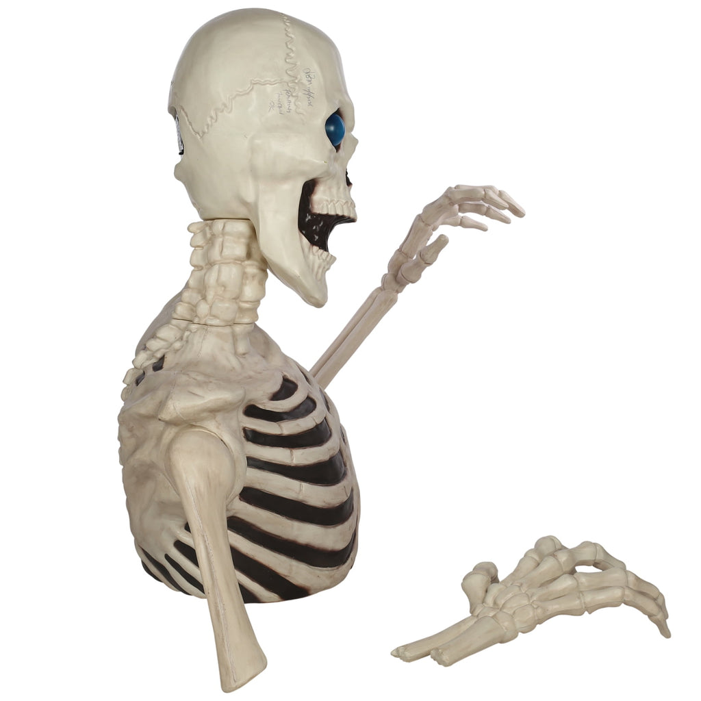 Seasons 35" Halloween Giant Groundbreaker Skeleton, Halloween Decoration for Outdoor Lawn Yard and Porch