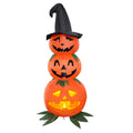 Morris Costumes MS00107 ANIMAT3D Inflatable Stacked Jabberin' Jack Animated Light-up Jack-O'-Lanterns Outdoor Halloween Decoration