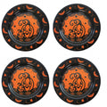 Bethany Lowe Johanna Parker Halloween Pumpkins Plates, Set of 4