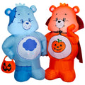 Care Bears Halloween Inflatable Scene with Grumpy Bear and Trick-or-Sweet Bear, 4-Ft Lighted Airblown Yard Decor
