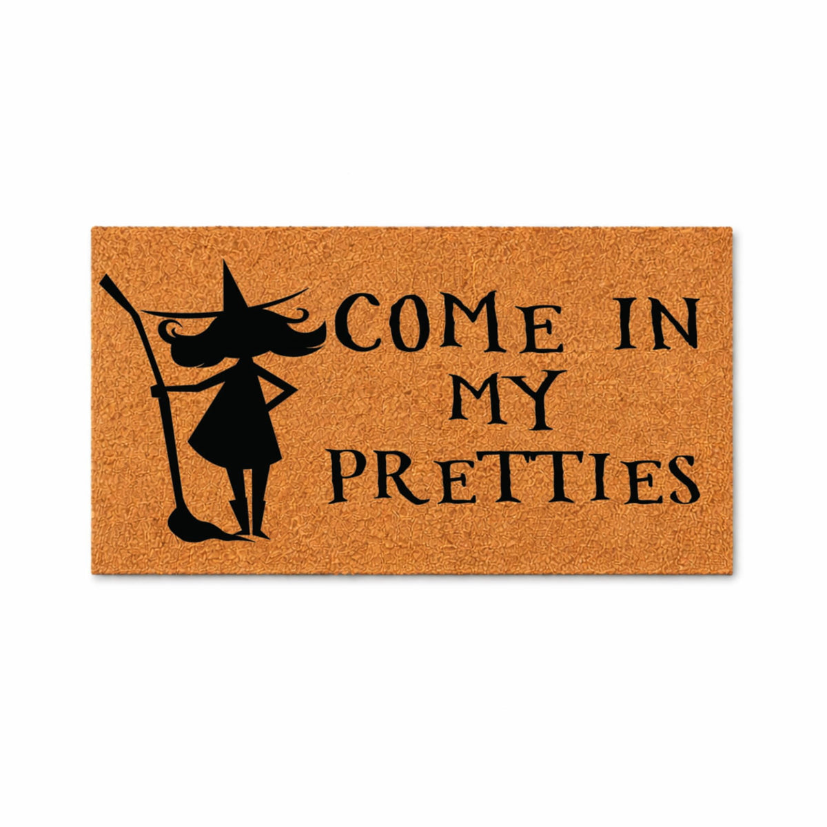 Come In My Pretties Door Mat | Halloween Welcome Mat | Witch Hat Doormat | Funny Doormat | Halloween Decor | Funny Door Mat | Home Doormat