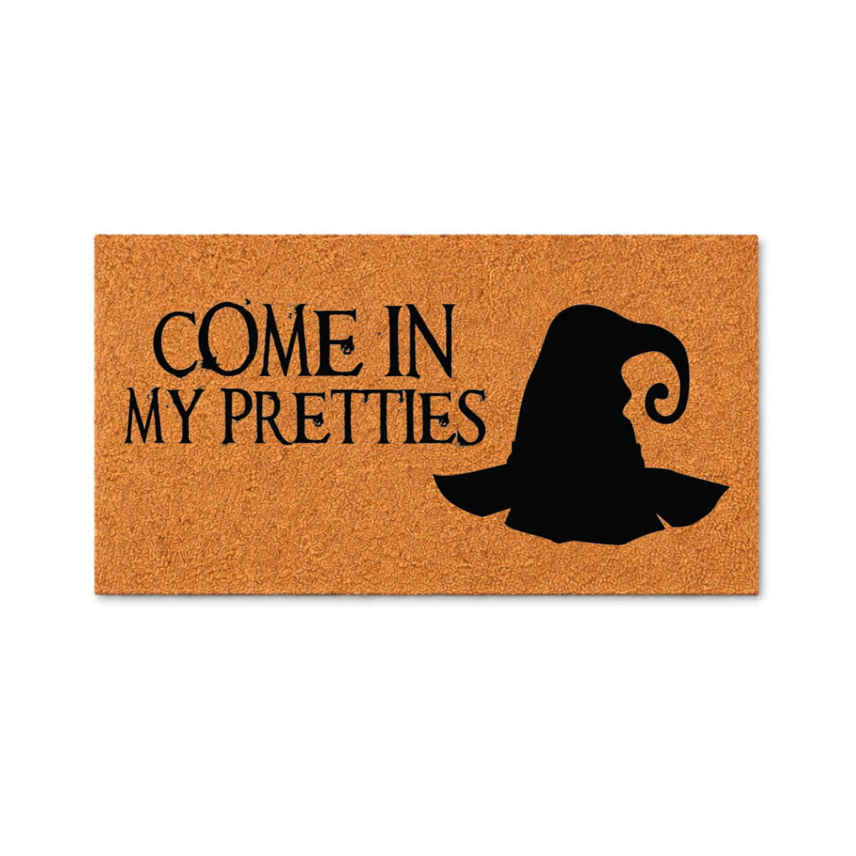 Come In My Pretties Doormat, Funny Welcome Mat, Witch Hat Doormat, Front Porch Entry Rug, Halloween Decor Outdoor Mat 1273 (36x72 inches) 1273