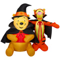 Disney Winnie the Pooh and Tigger Halloween Inflatable Scene in Costumes, 4-Ft Lighted Airblown Yard Decor