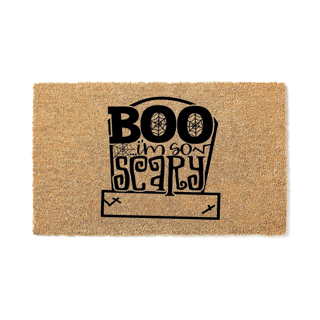 Doormat Boo I'm So Scary Halloween Door Mat | Funny Doormat | Welcome (36" x 72") #1271
