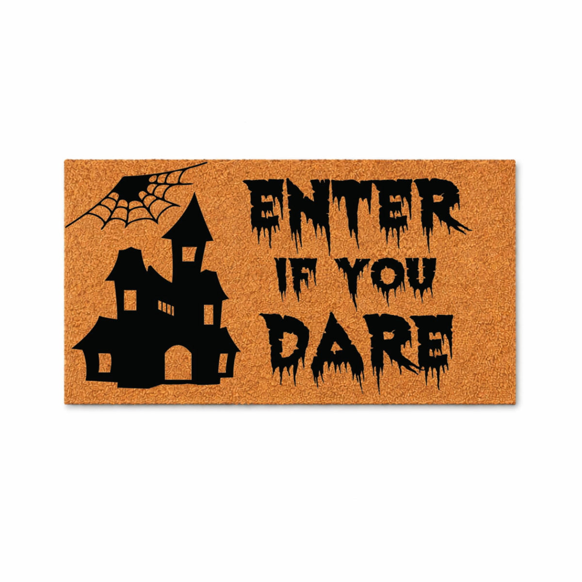 Enter If You Dare Halloween Doormat | Funny Doormat | Welcome Mat | Halloween Decor Door Mat | Home Doormat | Cute Doormat | Fall Decor