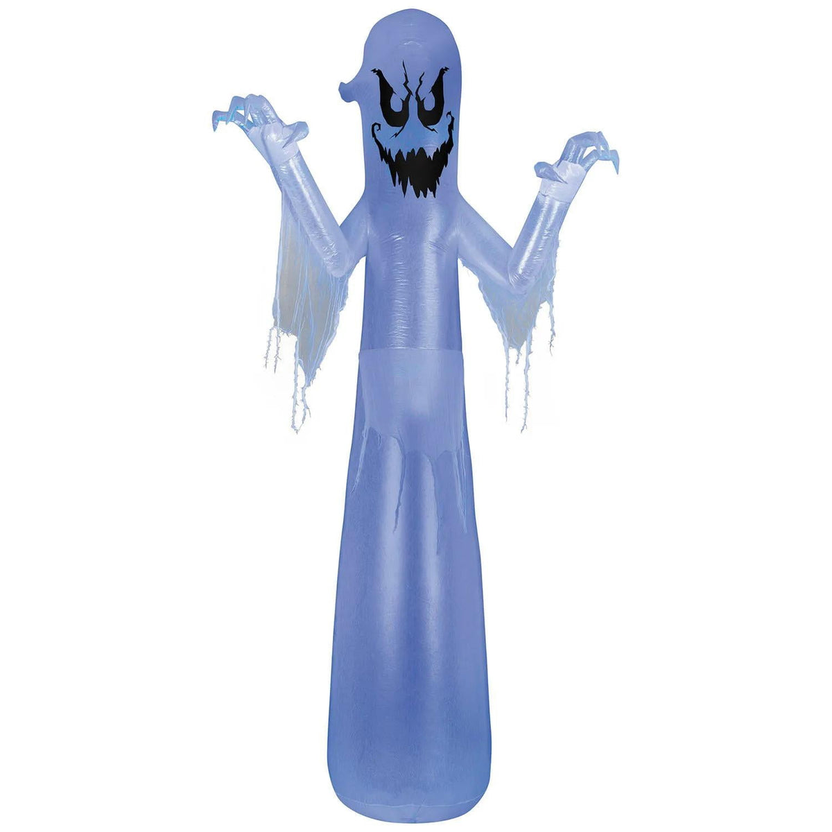 Gemmy Scary Ghost Lightshow Inflatable Halloween Decoration - Blue