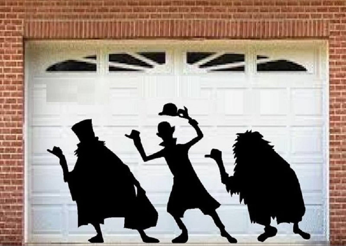 HALLOWEEN DECOR ~ Hitchhiking Ghost #2 Halloween, Wall or Window Decal LRG each 35 +" tall THESE ARE NOT WINDOW CLINGS