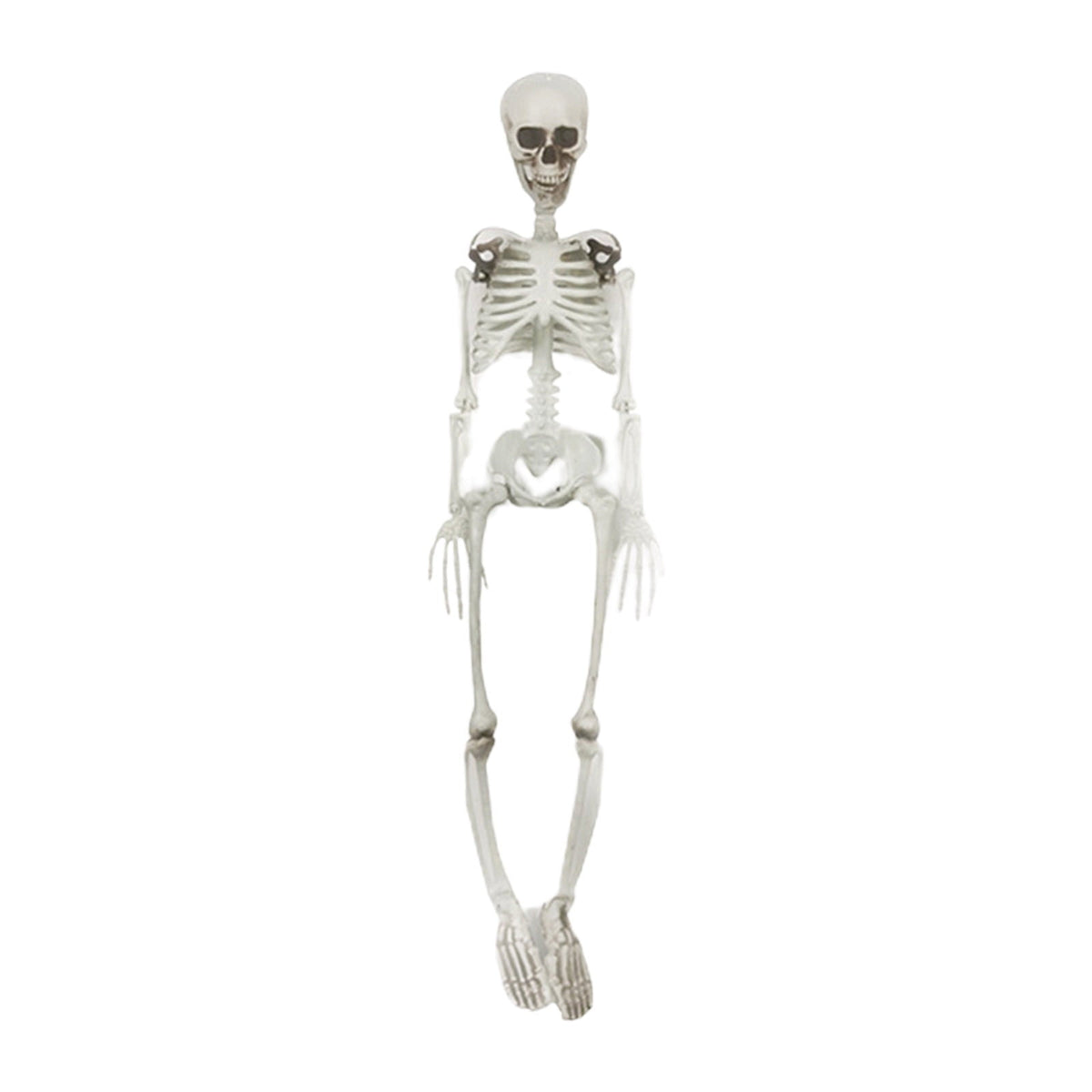 HOZVOMI Halloween Skeleton Decorations Outdoor – Posable Full-Body Hanging Skeleton with Movable Joints for Graveyard, Yard, Party, and Spooky Home Decor