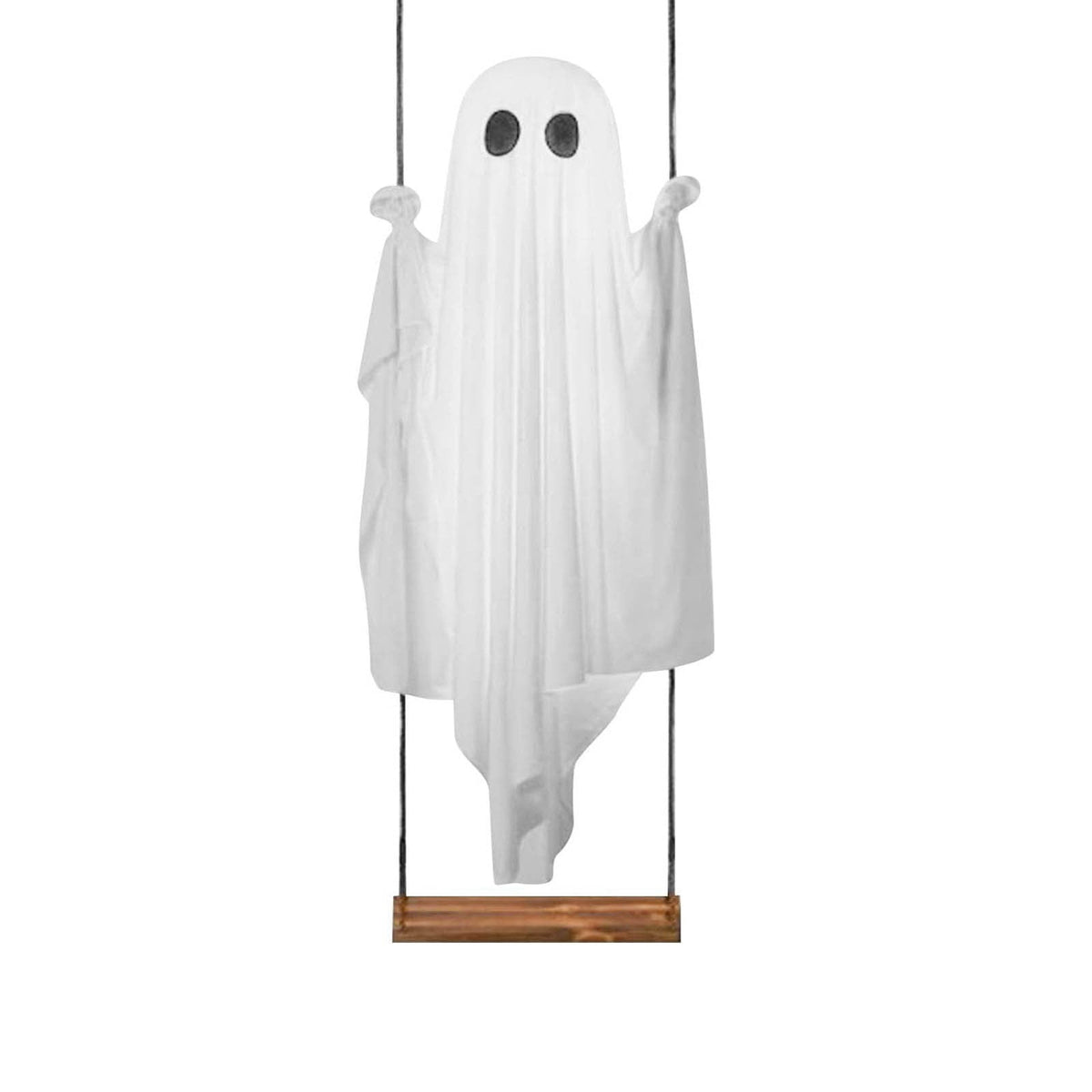 Halloween Decorations 3PC Light Up Ghost Spooky Ghost Decor with Remote for Porch Home Indoor Outdoor Garden Yard Lawn Party Decor