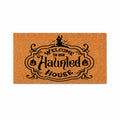 Welcome To Our Haunted House Doormat, Halloween Front Door Welcome Mat (36x60 inches) WoodByStu 6143