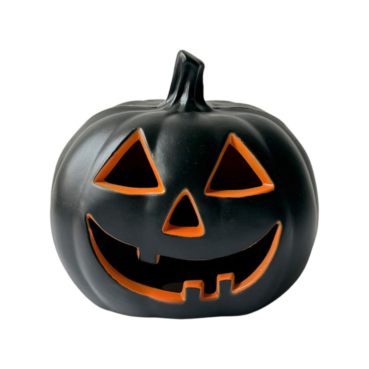 3 Tiers Black Jack O Lanterns Light up Pumpkins Halloween Pumpkin Decoration Bundle Pre-lit Pumpkin Lights for Halloween Indoor Outdoor Yard Decor