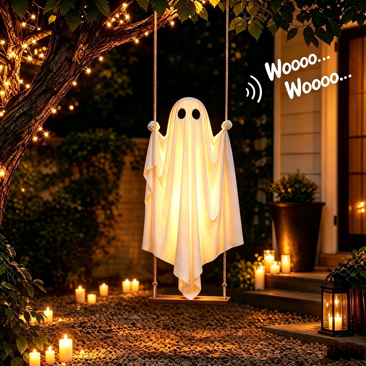 Halloween Animatronics Outdoor 72", Light Up Grim Reaper Street Lamp Post with Glowing Eyes, Life Size Standing Skeleton Decor for Lawn Porch, 1 Pack