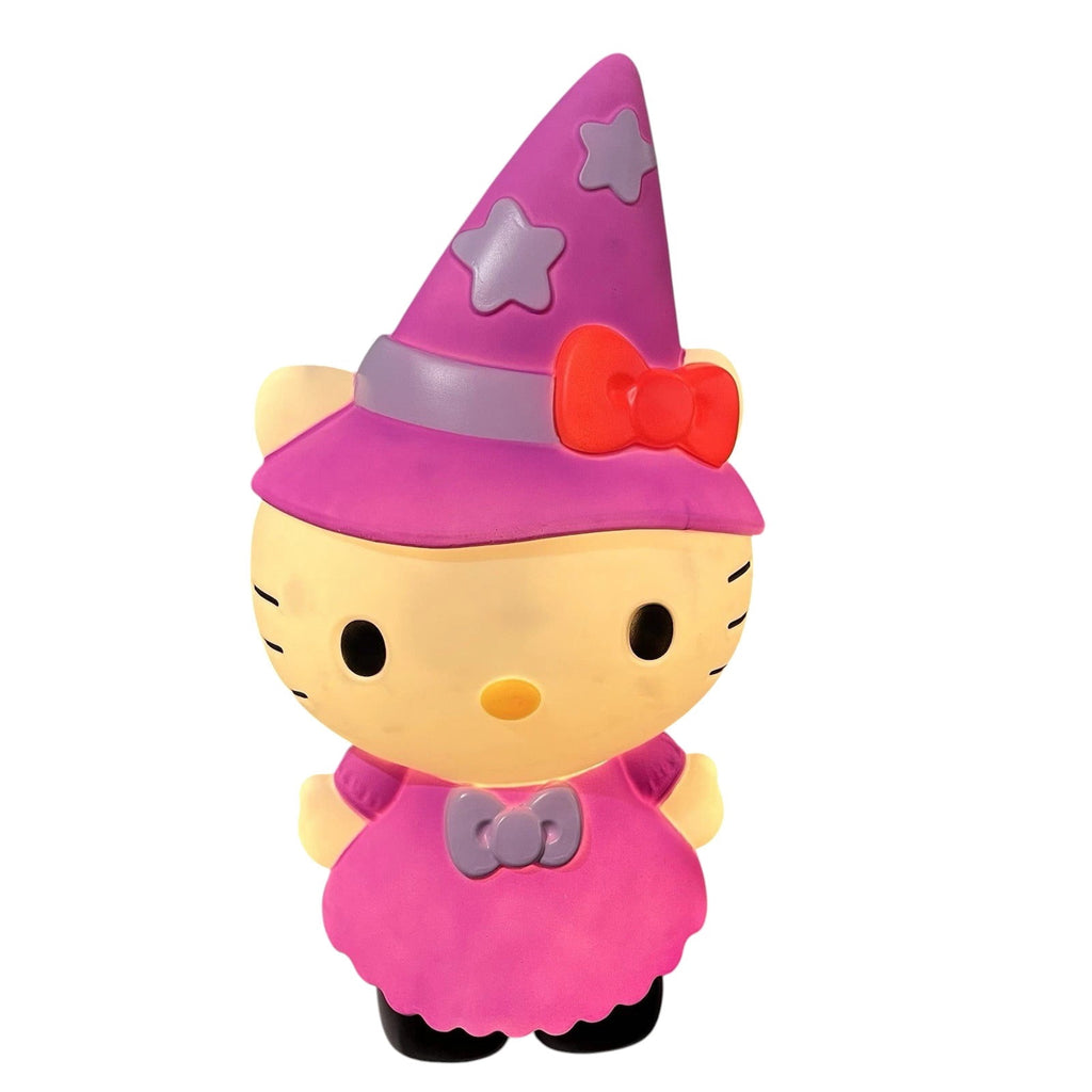 Hello Kitty Witch Hat Halloween Lighted Yard Blow Mold 24” Purple Viral New